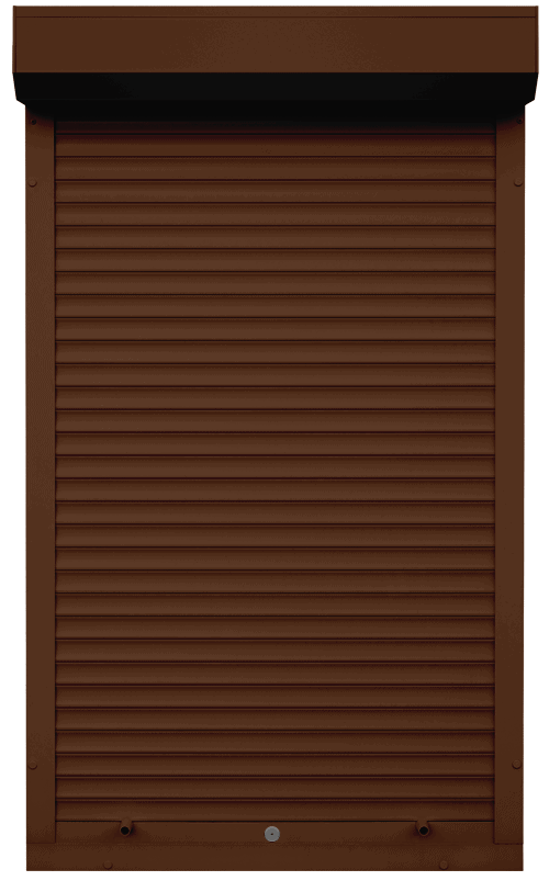 King Shutters & Screens - Brown Aluminium Roller Shutters Color