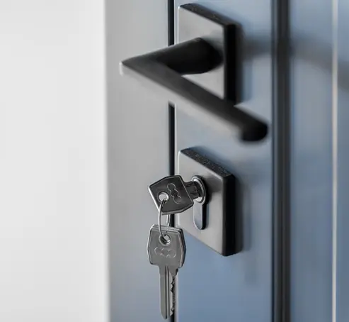 Security door replacement with high-quality hardware for lasting protection
